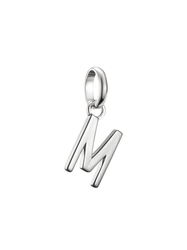 Charm-Anhänger Buchstabe M Connect Silber