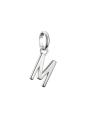 Charm-Anhänger Buchstabe M Connect Silber