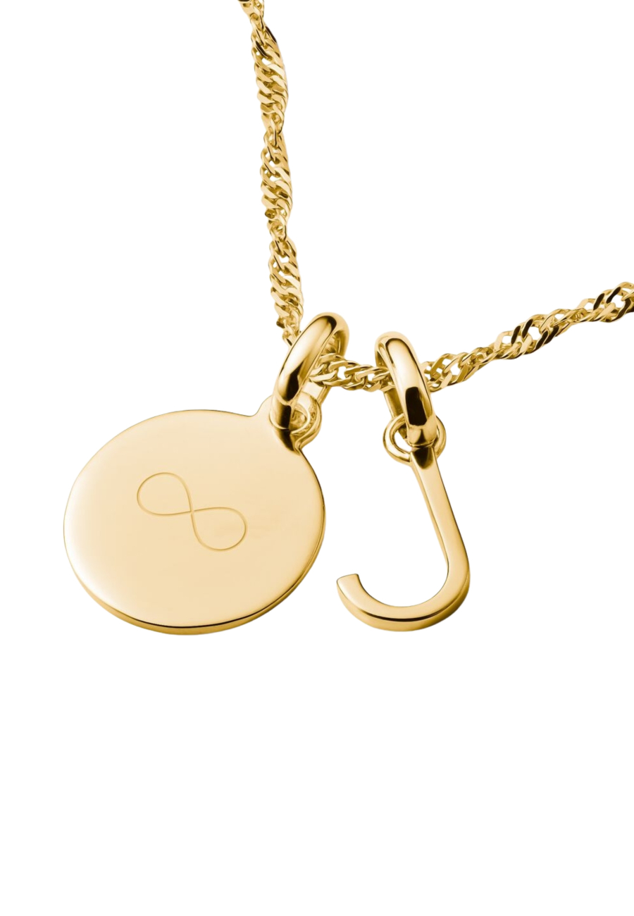 Charm Pendant Coin Connect Gold-Plated