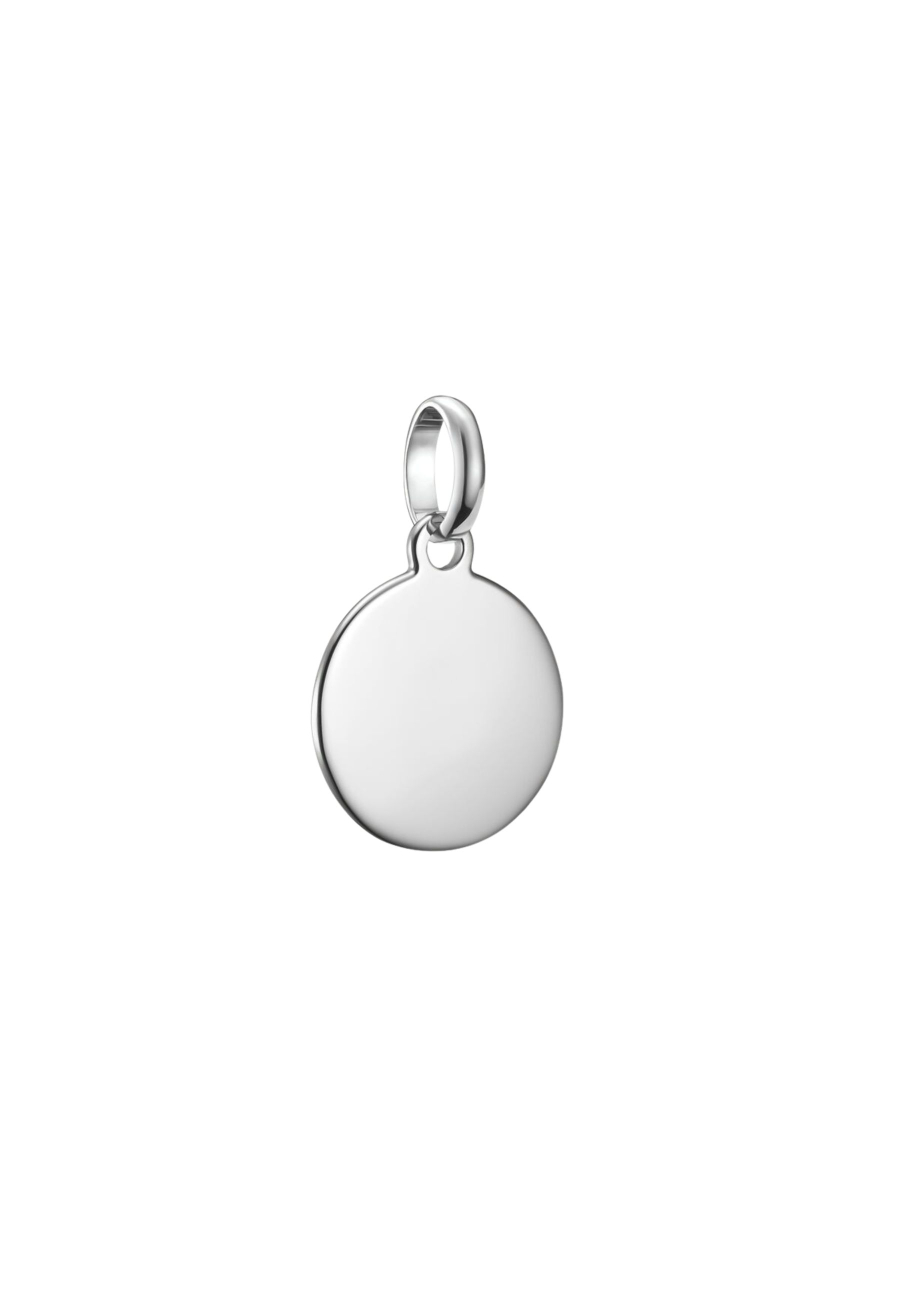 Charm Pendant Coin Connect Silver