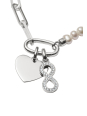 Pendentif Charm Cœur Connect Argent