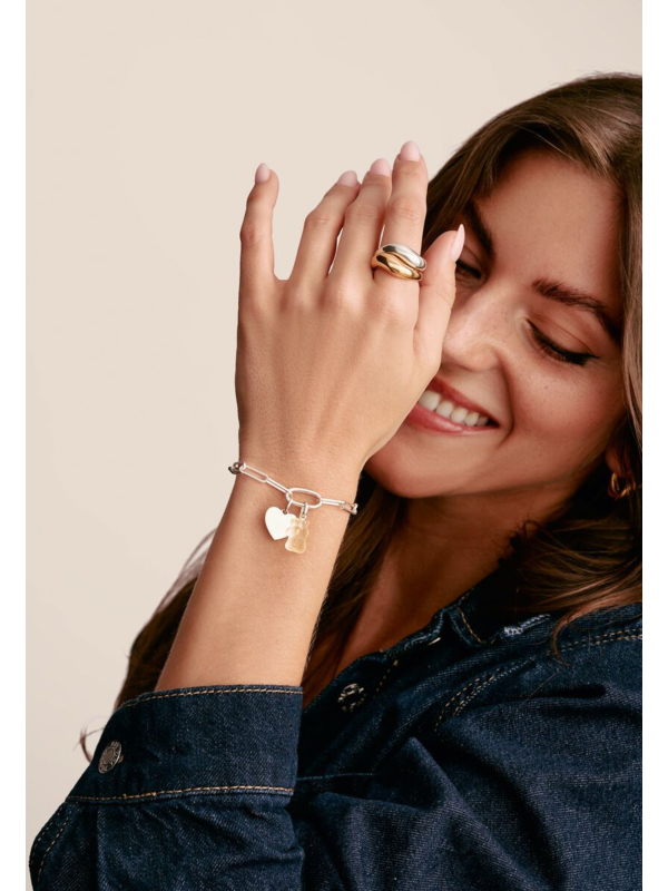 Colgante Charm Corazón Connect Plata