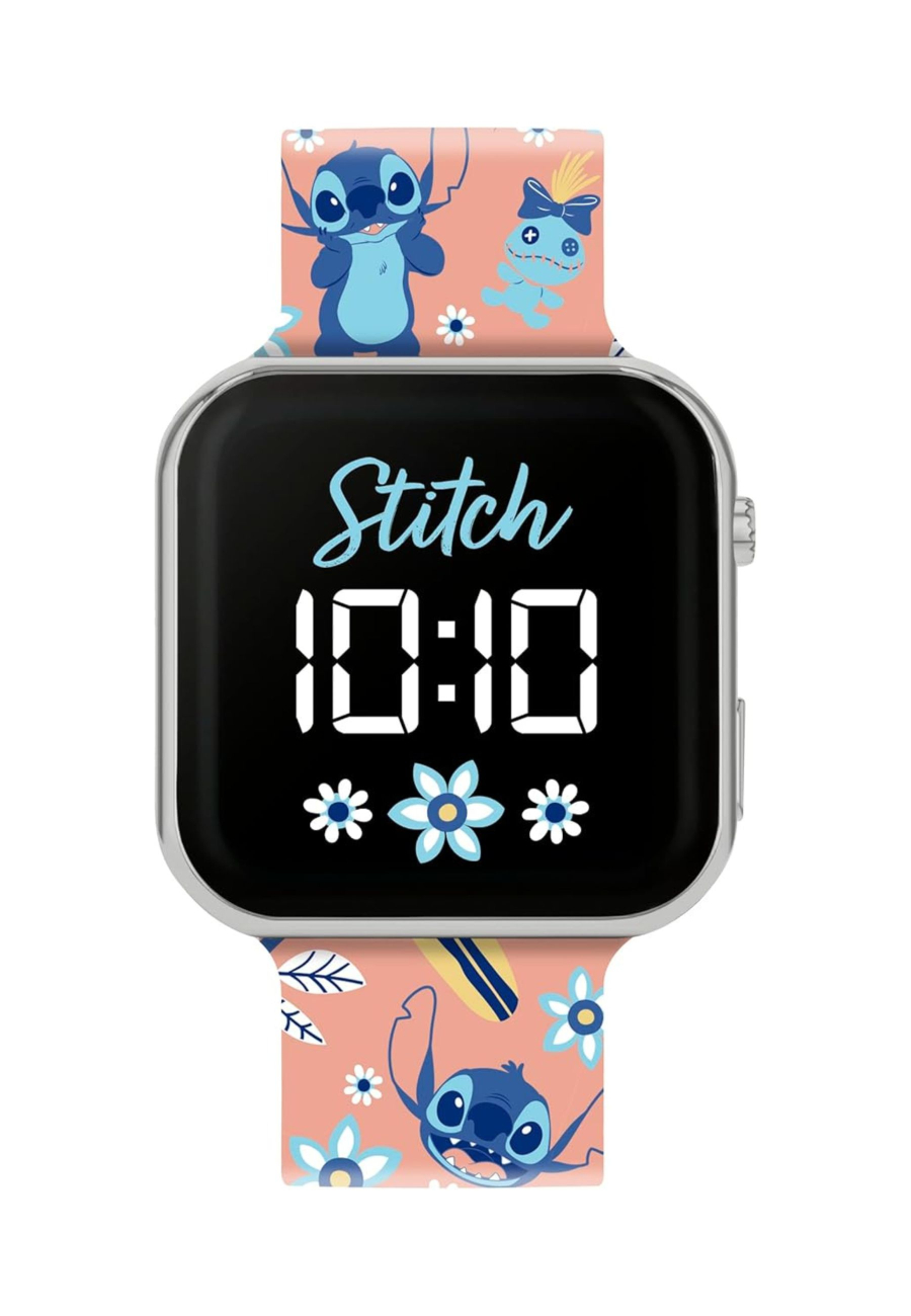 Reloj LED con Diseño Estampado de Lilo & Stitch