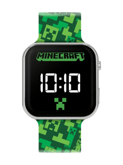 Reloj LED Casual de Minecraft