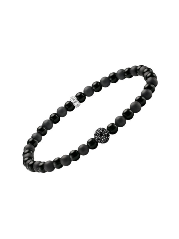 Pulsera Talismán Energía Positiva con Cuentas de Obsidiana
