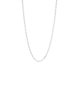 Collar charm eslabones tipo clip en plata