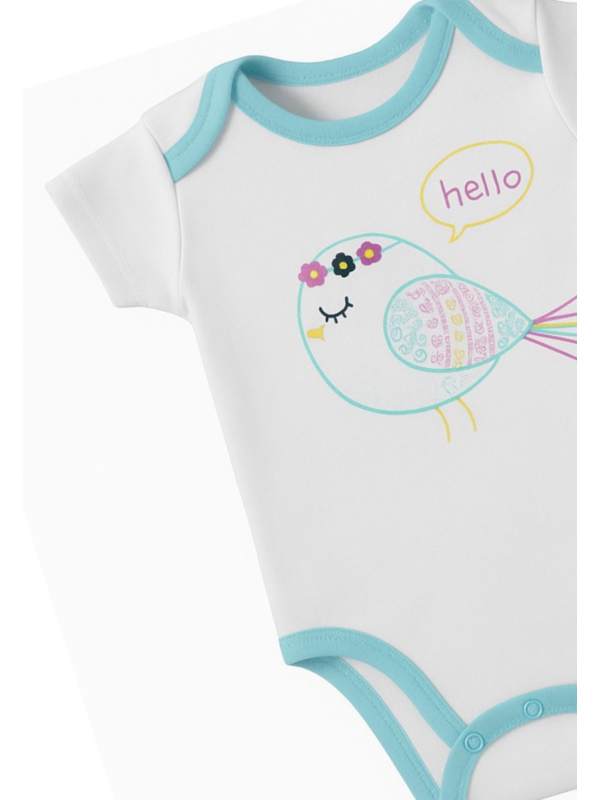 Kurzarm-Body "Little Bird"