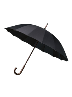 Regenschirm - Kompakt - Manuelle Öffnung - 102 cm - Schwarz