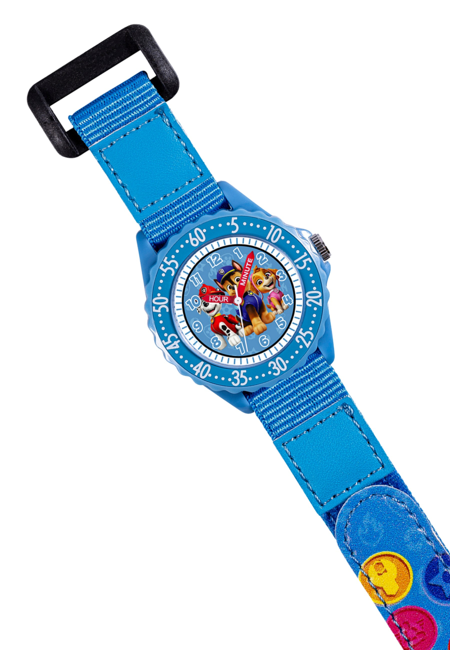 Paw Patrol "Zeit-Lehrer" Uhr mit Stoffarmband