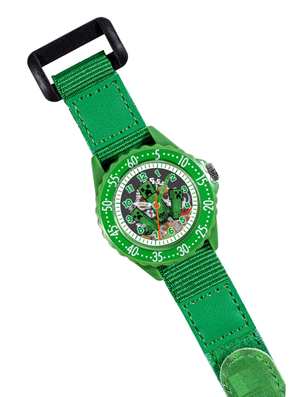 Minecraft Fabric Strap Time Teacher Watch