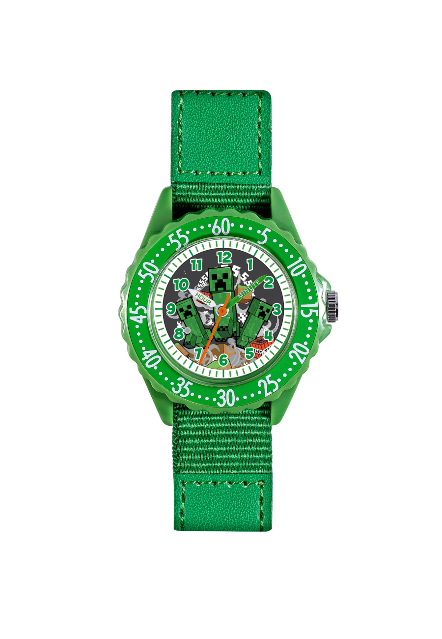 Minecraft Fabric Strap Time Teacher Watch