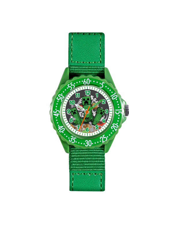 Minecraft Fabric Strap Time Teacher Watch