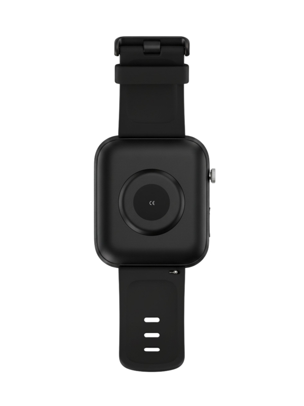 Tikkers Smart Series 13 - Black - Pink Silicone Strap Smart Watch & Earbuds Set