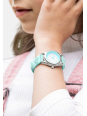 Tikkers Watch with Aqua Heart Strap