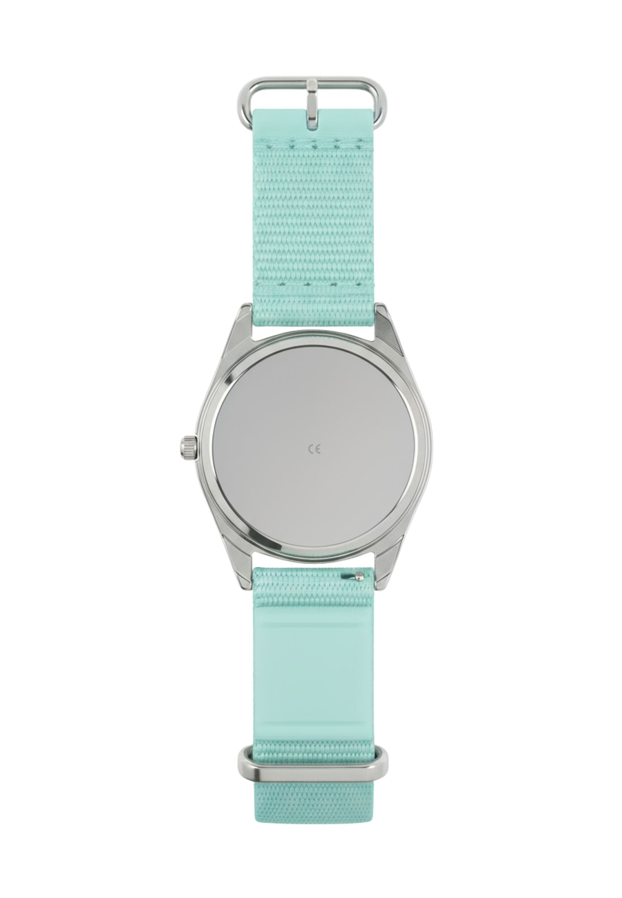 Tikkers Watch with Aqua Heart Strap