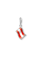 Austria Flag Charm Pendant