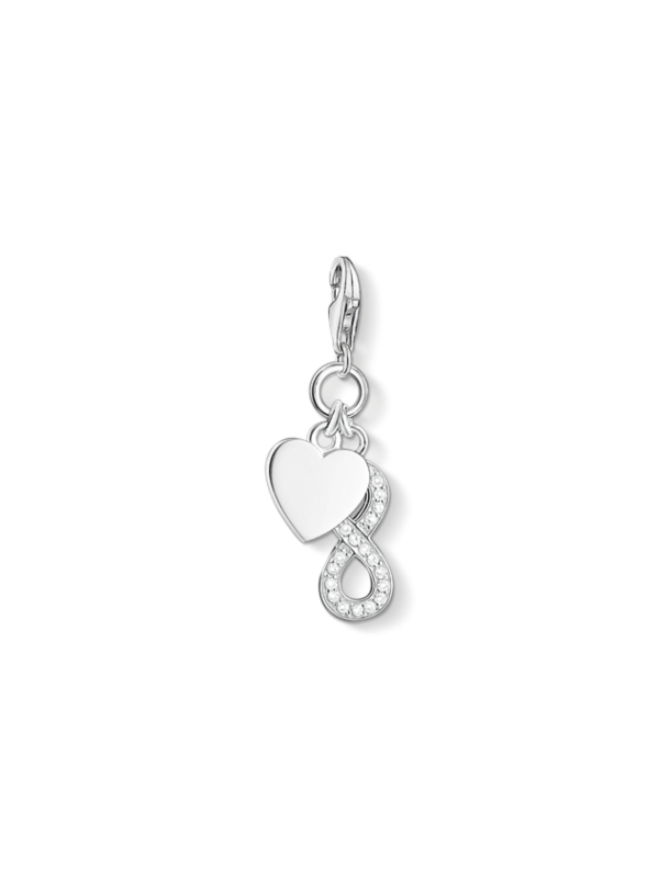 Heart With Infinity Charm Pendant