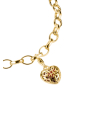 Gold-plated Red Heart Charm Pendant