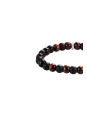 Armband mit Obsidian- und Rot-Tigerauge-Perlen (9 mm)