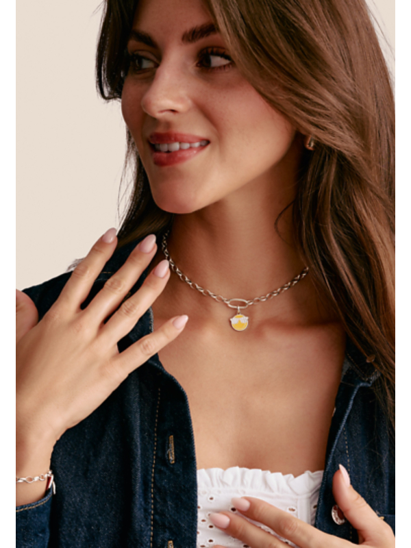 Silber-Anhänger mit SMILEYWORLD® Sonnenbrillen-Charm