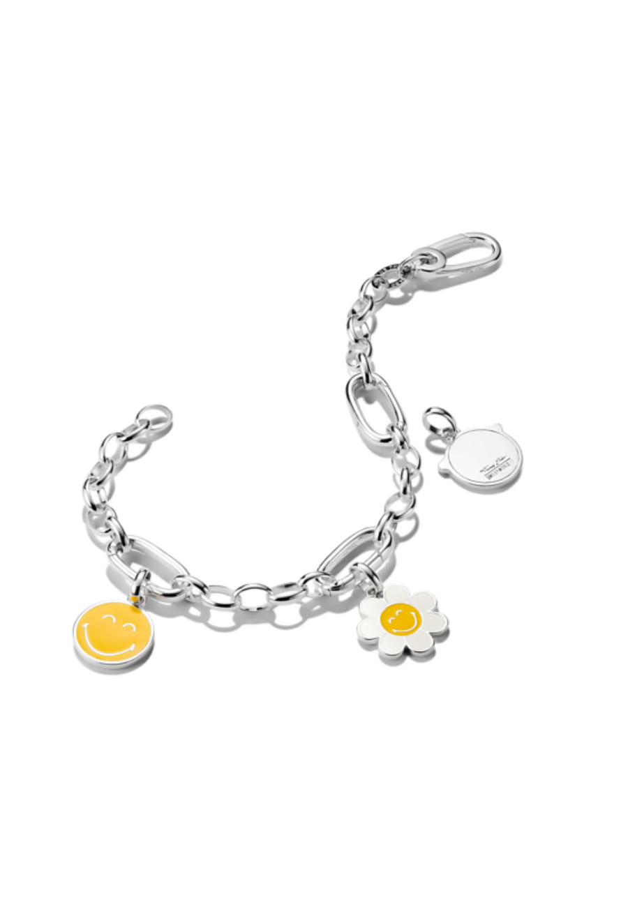 Silver SMILEYWORLD® Sunglasses Charm Pendant