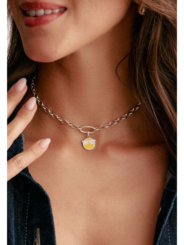 Pendentif breloque SMILEYWORLD® Lunettes de Soleil en argent