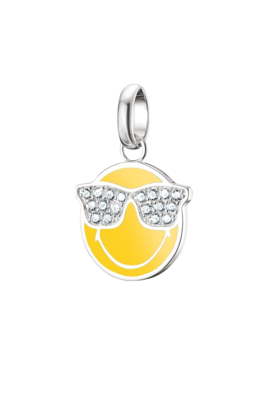 Silber-Anhänger mit SMILEYWORLD® Sonnenbrillen-Charm