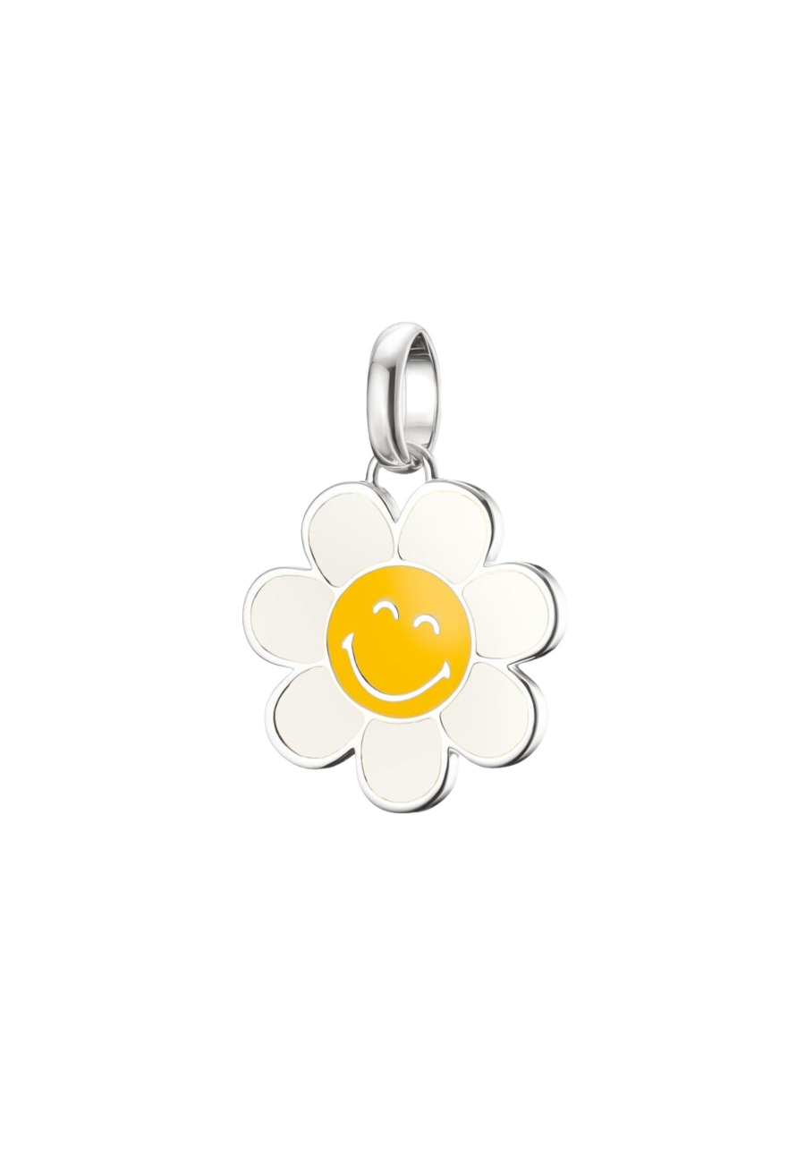 Silber-Anhänger mit SMILEYWORLD® Gänseblümchen-Charm