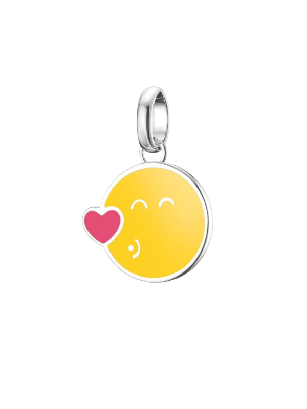 Colgante de plata con dije de Beso SMILEYWORLD®
