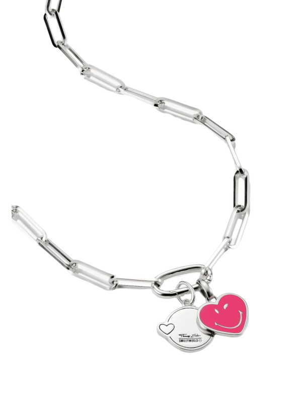 Pendentif breloque Baiser SMILEYWORLD® en argent