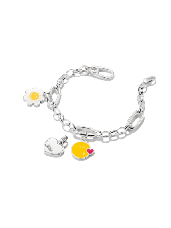 Silber-Anhänger mit SMILEYWORLD® Herz-Charm