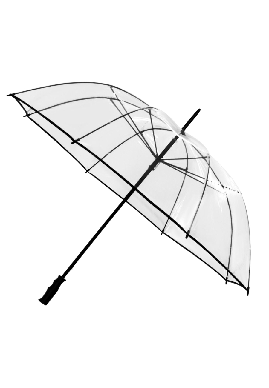 Regenschirm - Transparent - Manuelle Öffnung - Winddicht - 110 cm