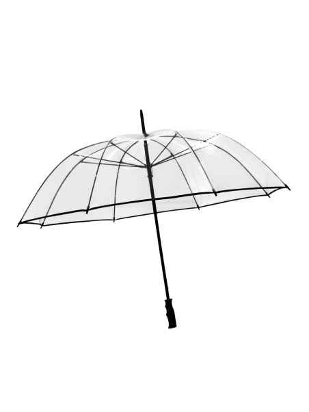 Parapluie - Transparent - Ouverture manuelle - Coupe-vent - 110 cm