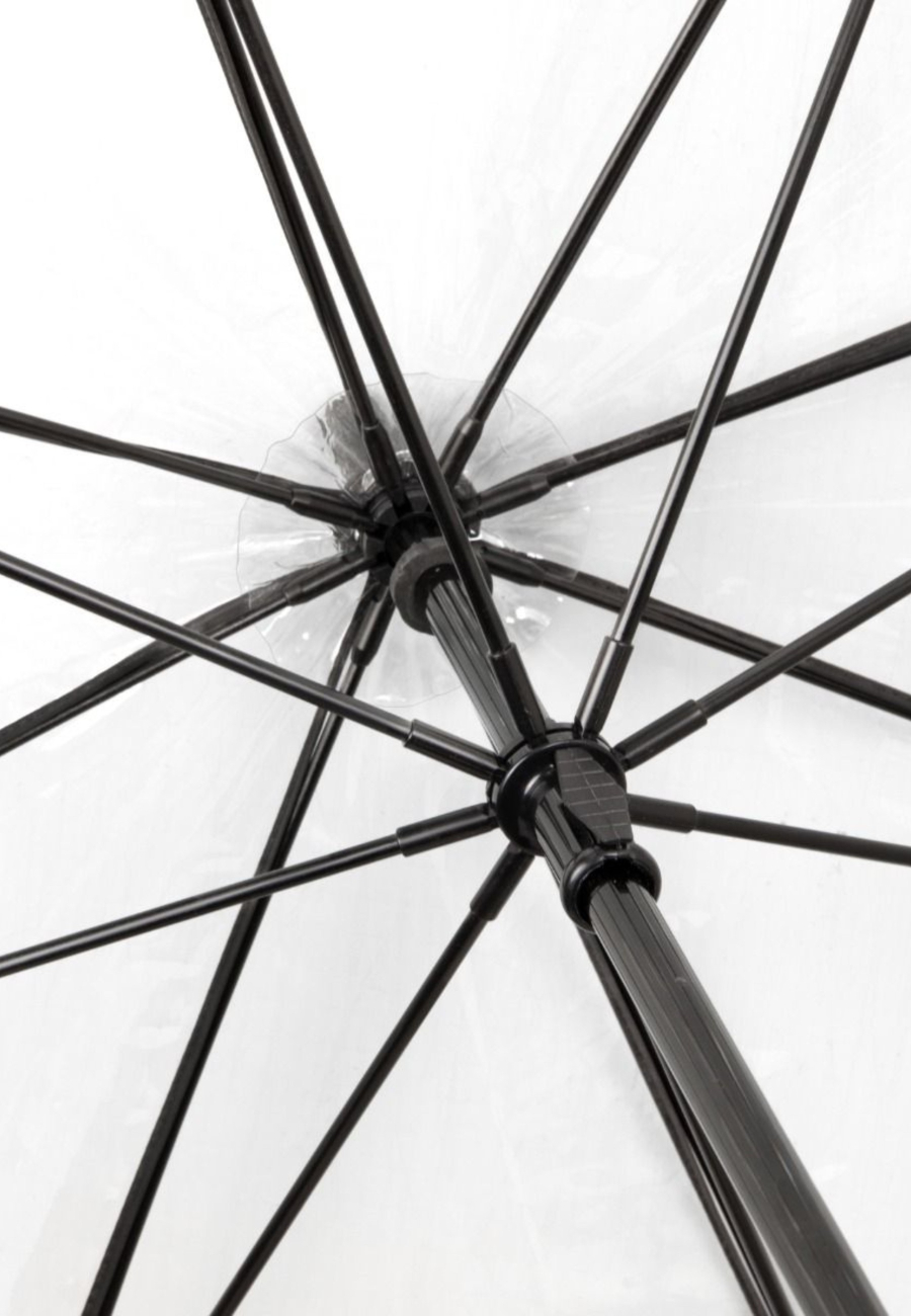 Umbrella - Transparent - Manual opening - Windproof - 110 cm