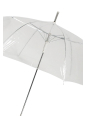 Regenschirm - Transparent - Automatisch - 102 cm - Weiß