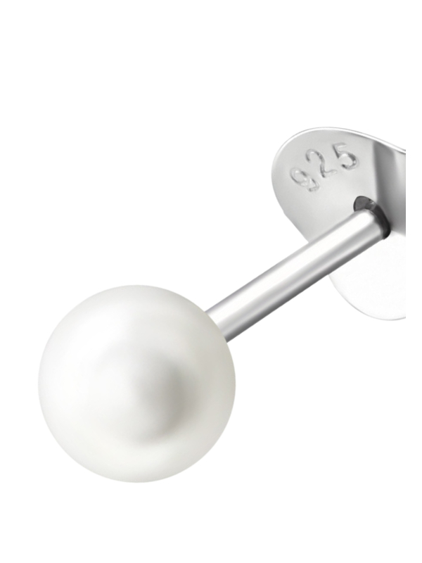 4mm Sterling Silver Stud Earrings