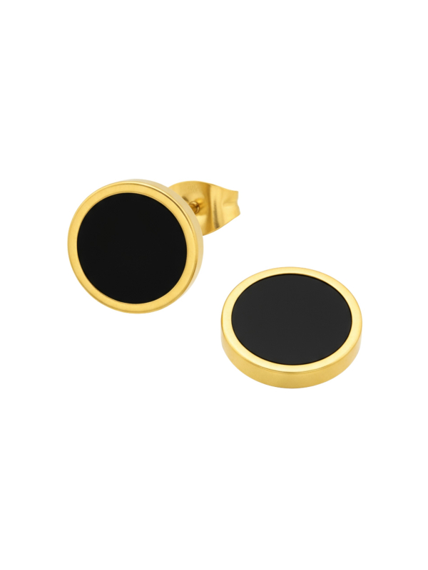 High Polish Surgical Steel Round 10mm Ear Studs