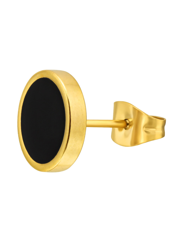 Ohrstecker Rund 10 mm aus Hochglanzpoliertem Chirurgenstahl