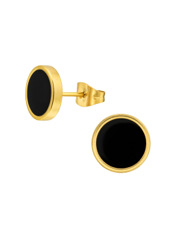 Ohrstecker Rund 10 mm aus Hochglanzpoliertem Chirurgenstahl