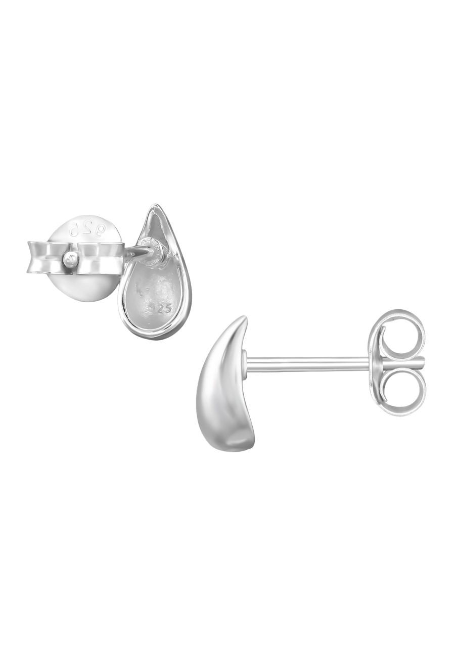 Ohrstecker Tropfenform aus Sterling Silber