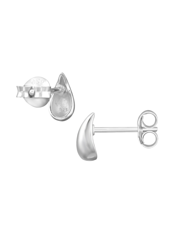 Ohrstecker Tropfenform aus Sterling Silber