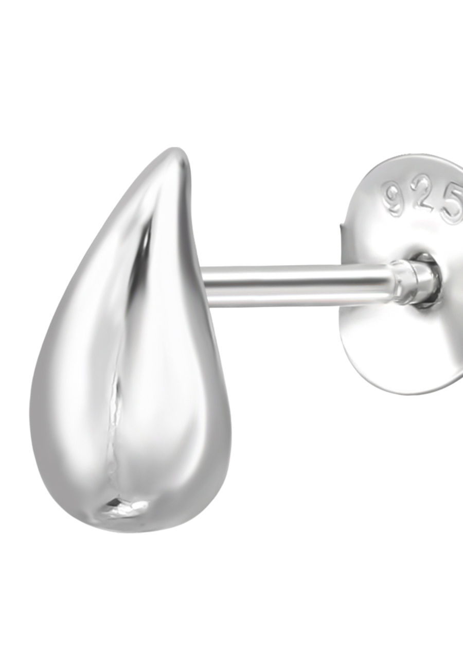 Ohrstecker Tropfenform aus Sterling Silber