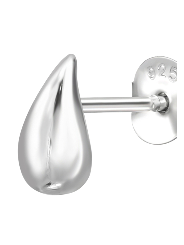 Ohrstecker Tropfenform aus Sterling Silber