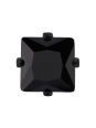 Quadratische 4 mm Ohrstecker aus Edelstahl mit Zirkonia