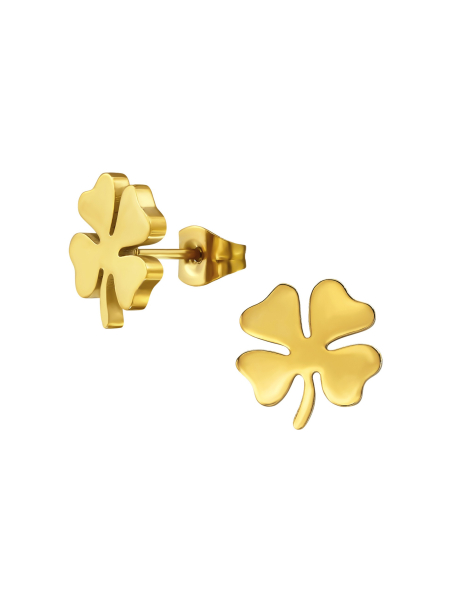 Clover Stainless Steel Ear Studs