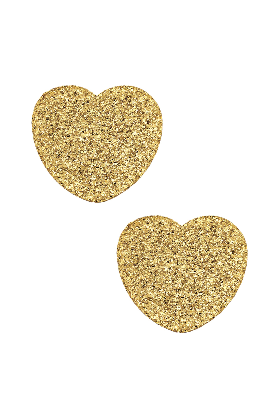 Textured Heart Stainless Steel Ear Studs
