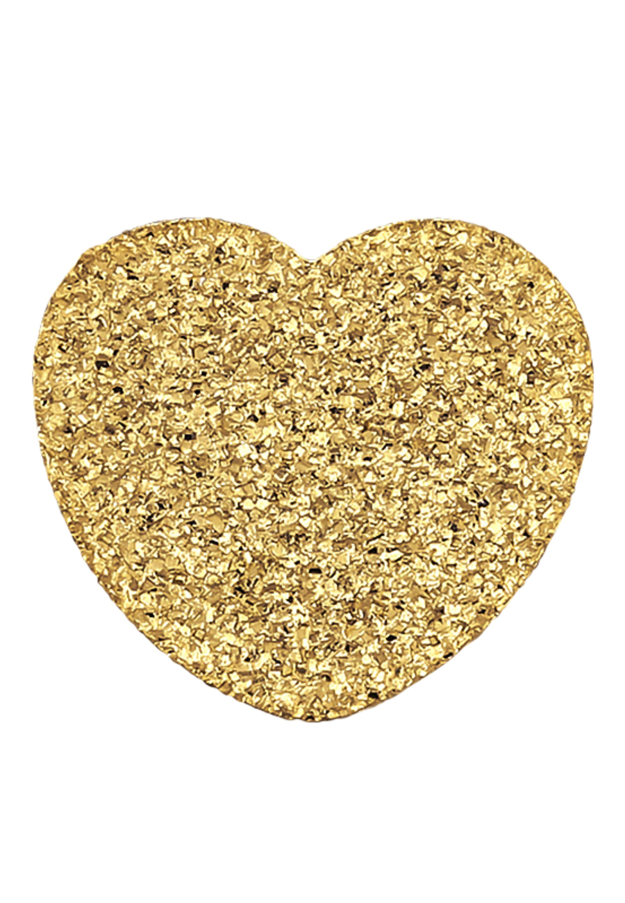 Textured Heart Stainless Steel Ear Studs