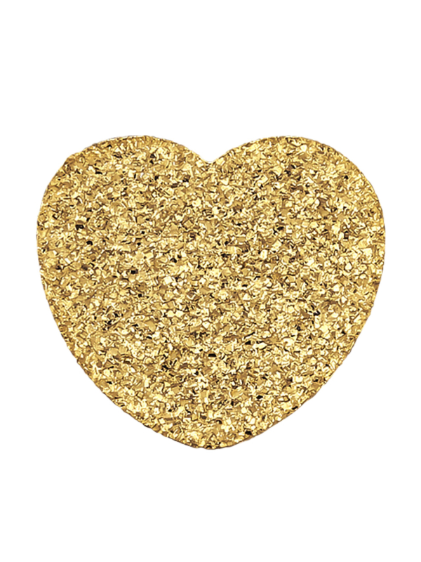 Textured Heart Stainless Steel Ear Studs