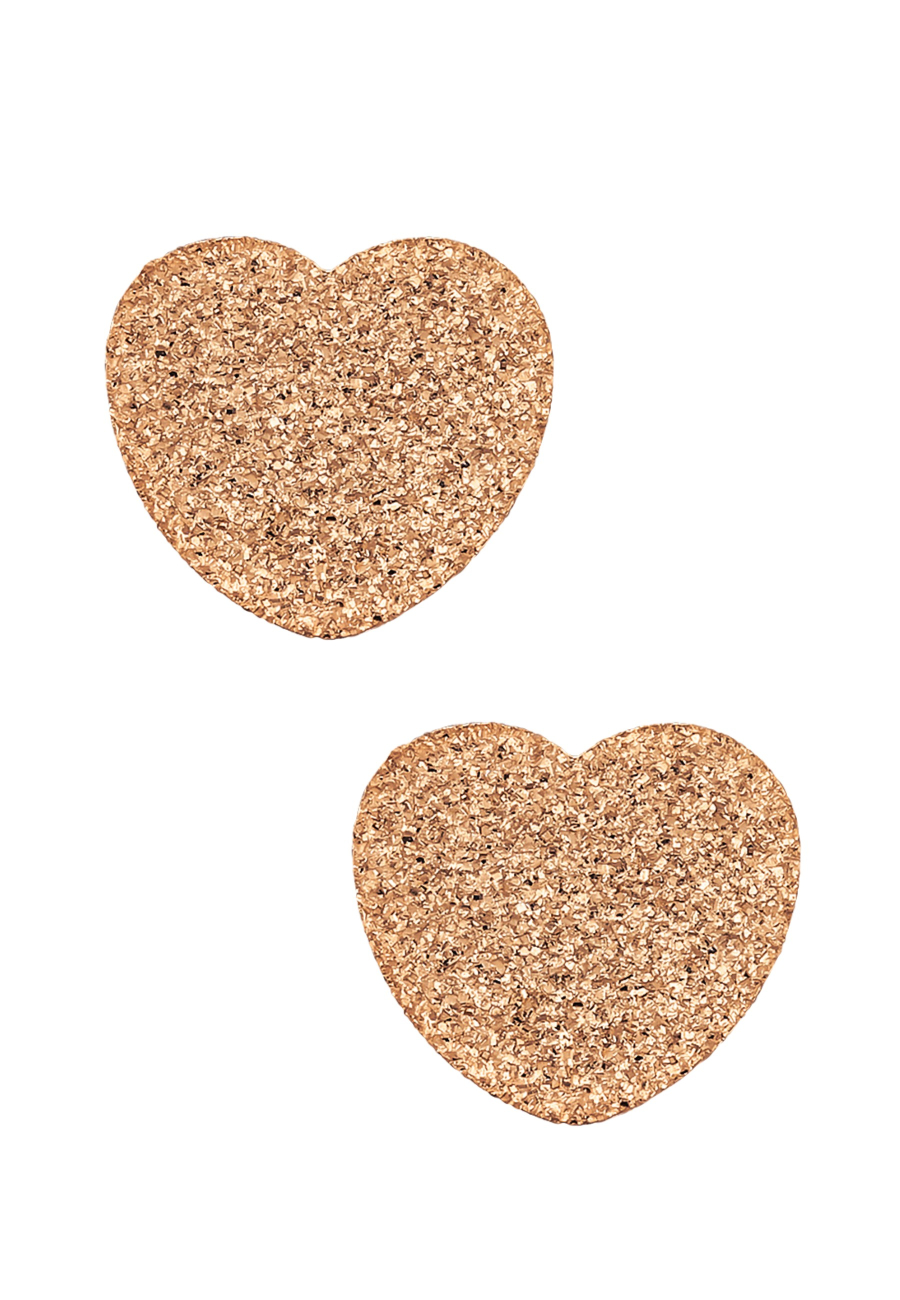Textured Heart Stainless Steel Ear Studs