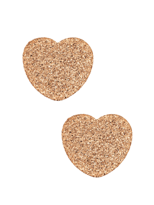 Textured Heart Stainless Steel Ear Studs